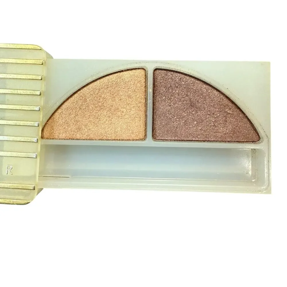 Vintage Estee Lauder Satin Eyeshadow Duo Golden Honey Midnight Bronze Eye Makeup